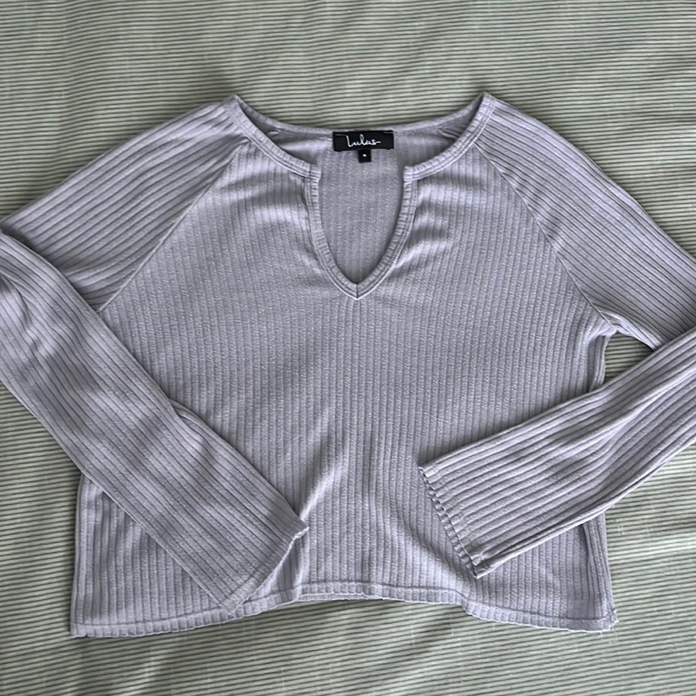 Lulus Purple Long sleeve Top